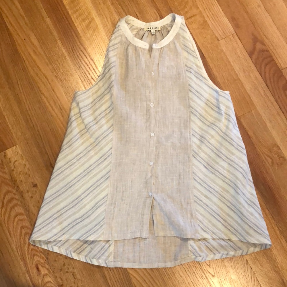 Rag Poets linen tank.